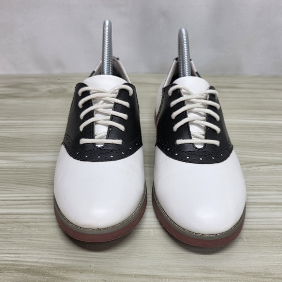 Eastland Black & White Oxfords 50s Size 7 - Picture 3 of 10